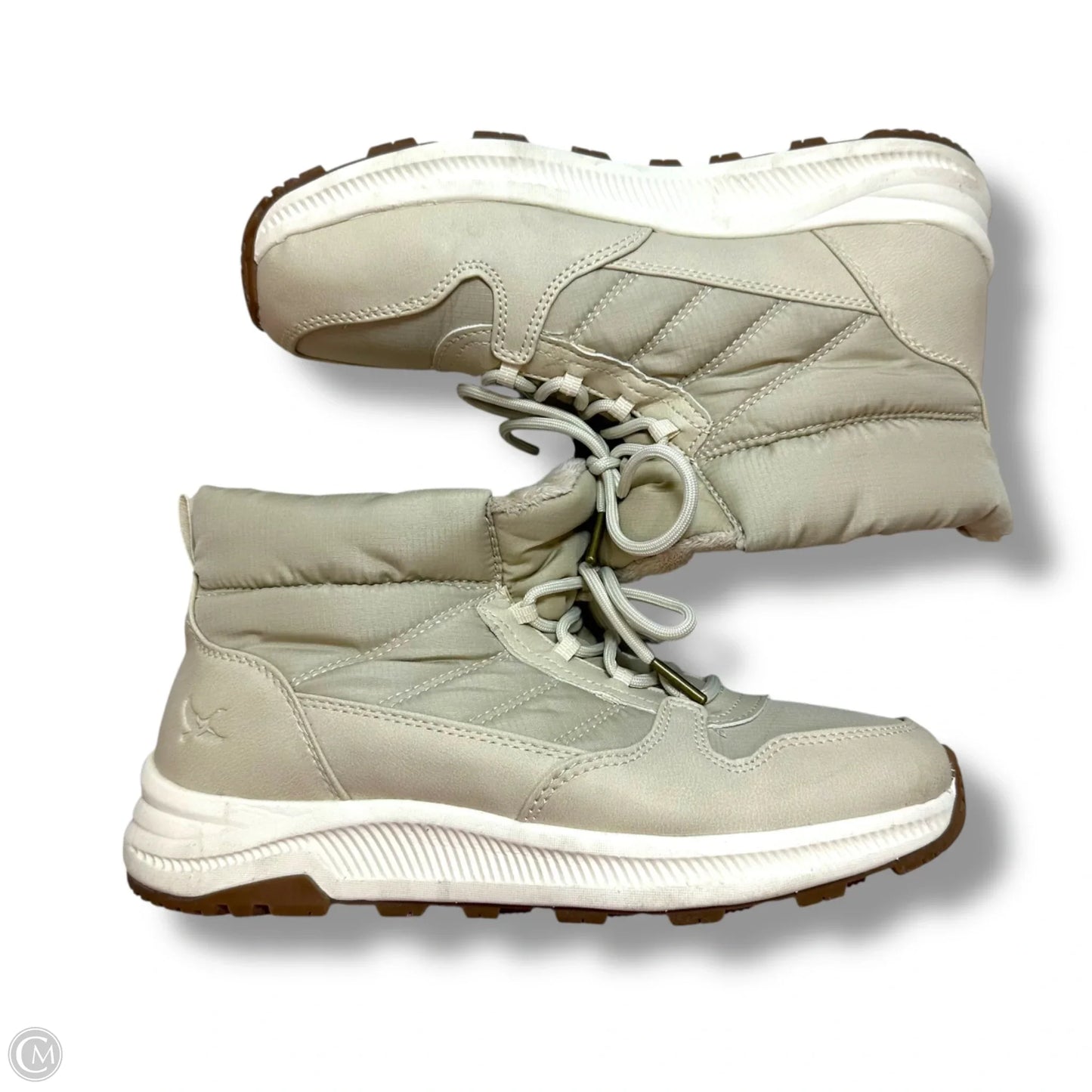 Boots Ankle Flats By Eddie Bauer In Tan, Size: 9