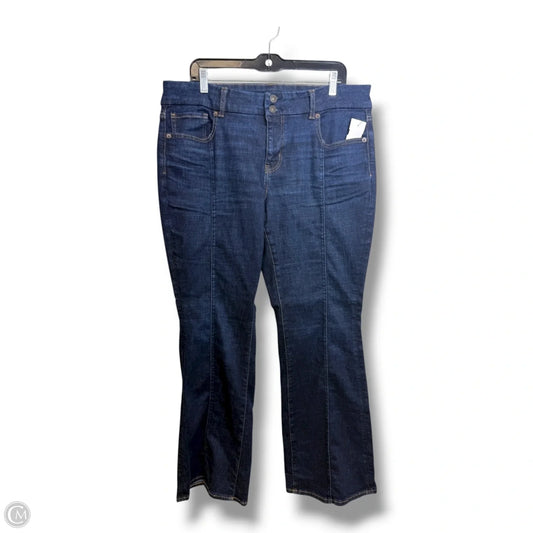Jeans Boot Cut By American Eagle In Blue Denim, Size: 16