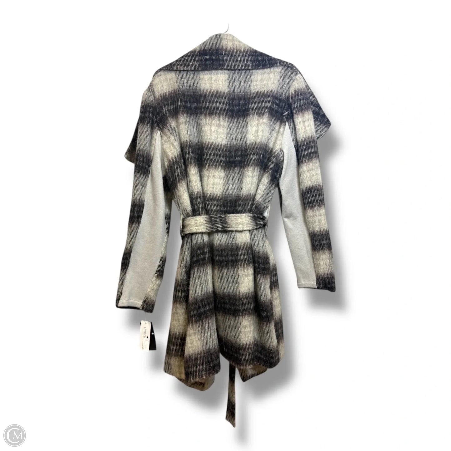 Coat Peacoat By Bcbgeneration In Plaid Pattern, Size: Xxl