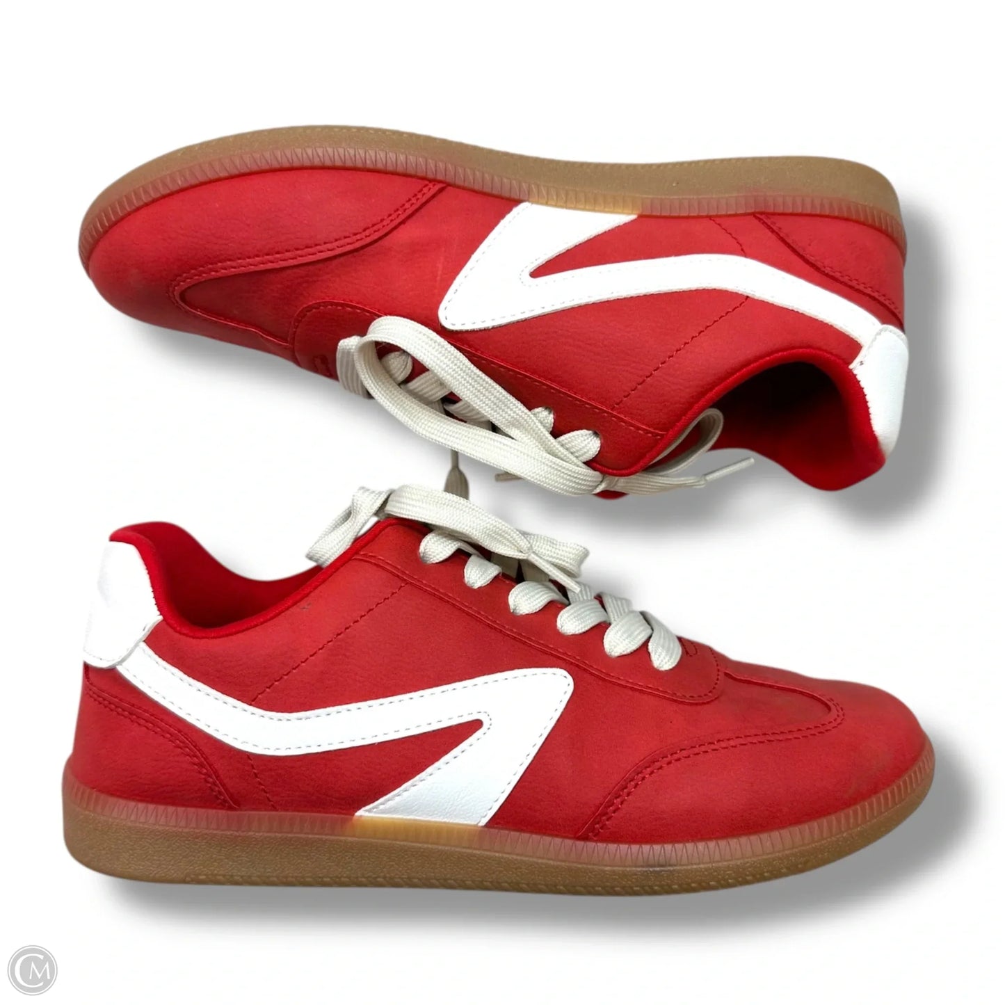 Shoes Sneakers By Dolce Vita In Red & White, Size: 8.5