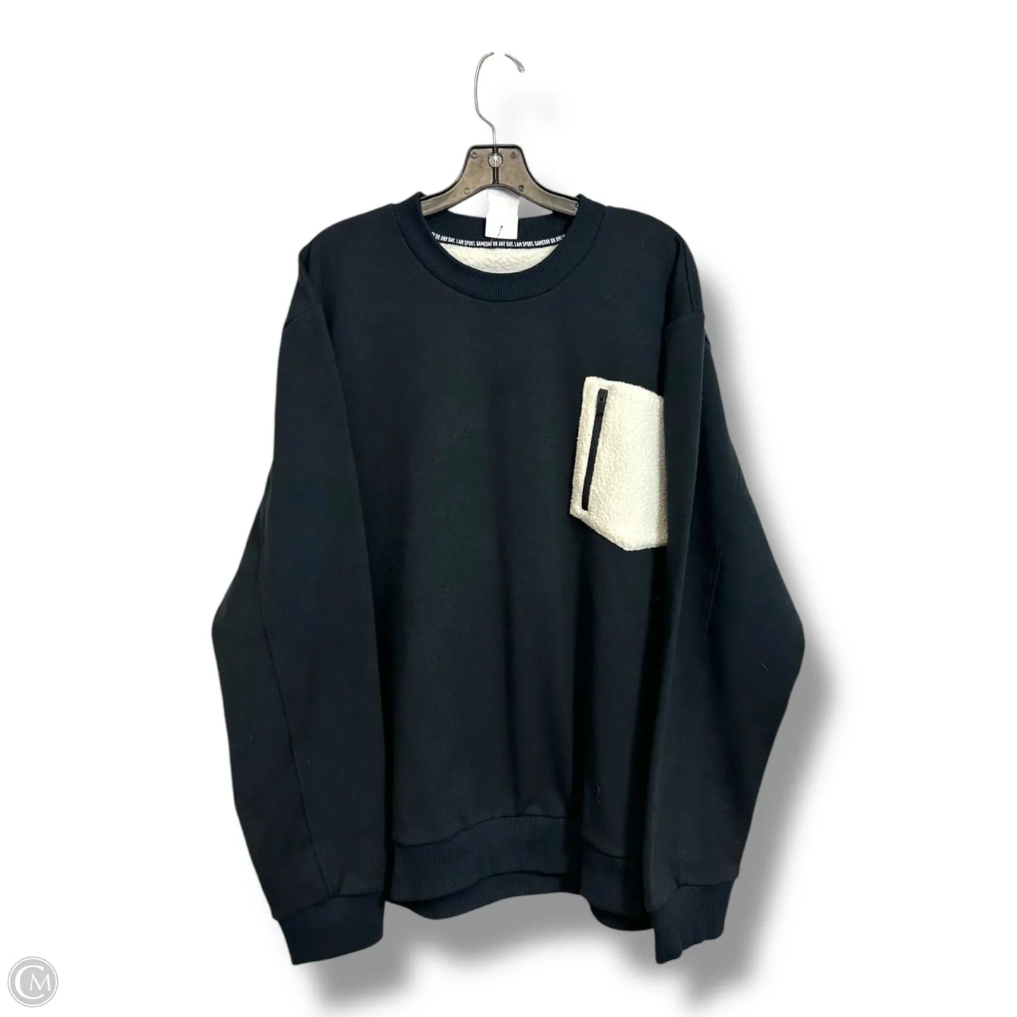 Sweatshirt Crewneck By Adidas In Black, Size: Xl