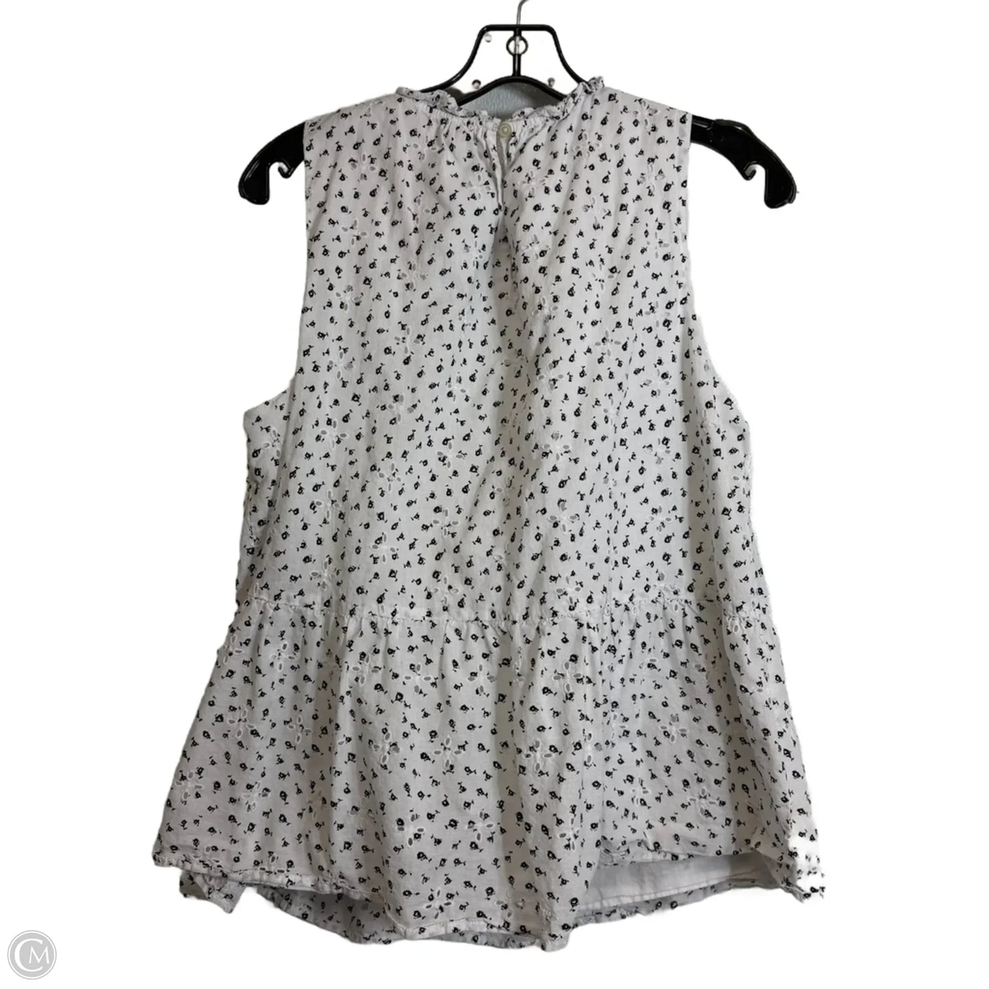 Top Sleeveless Basic By Loft In White, Size: L