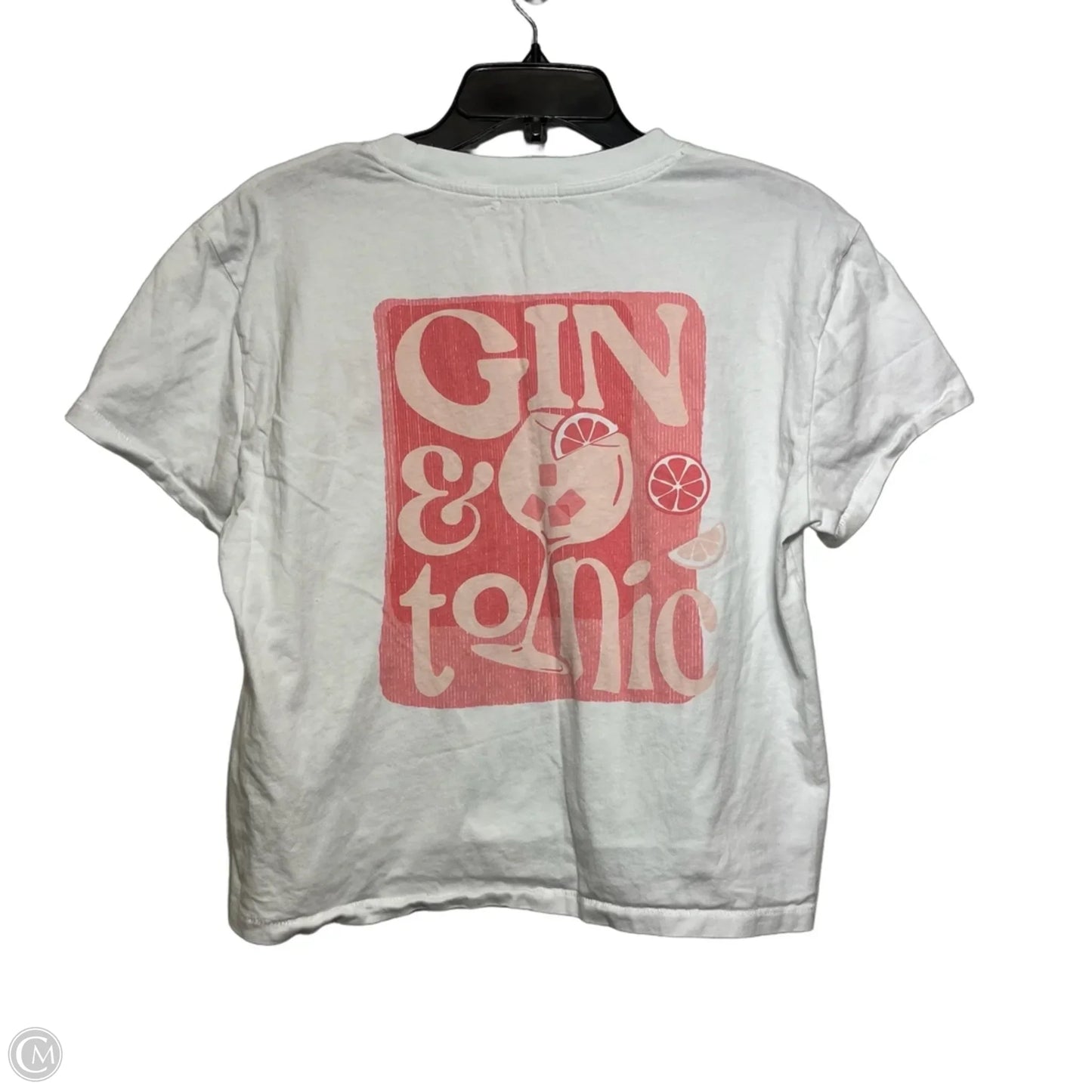 Top Short Sleeve Basic By Wildfox In White, Size: L
