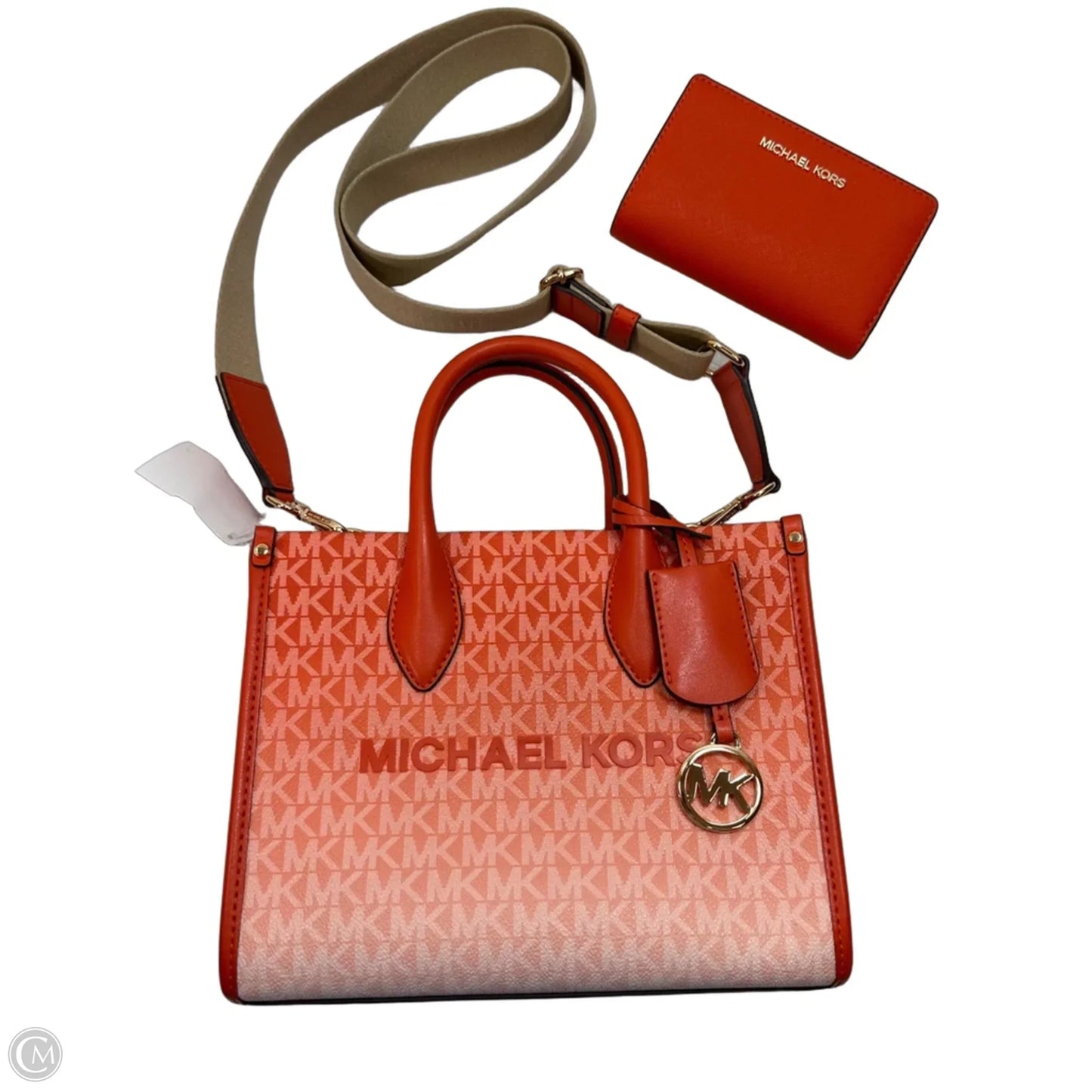 Crossbody & wallet set Designer By Michael Kors, Size: Small