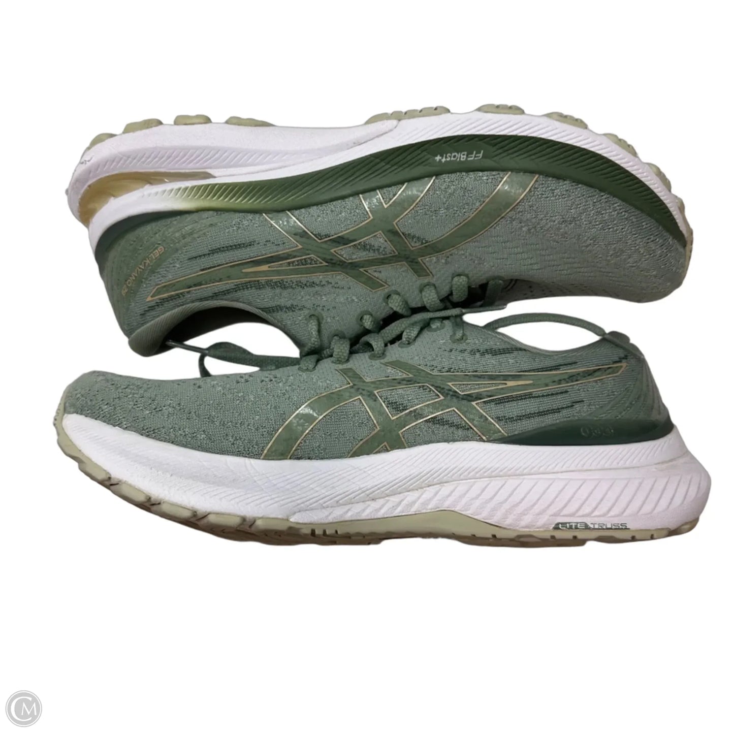 Shoes Athletic By Asics In Green, Size: 9.5