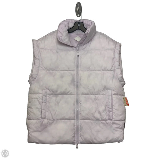 Oversized Vest Puffer & Quilted By Free People In Purple, Size: Xs