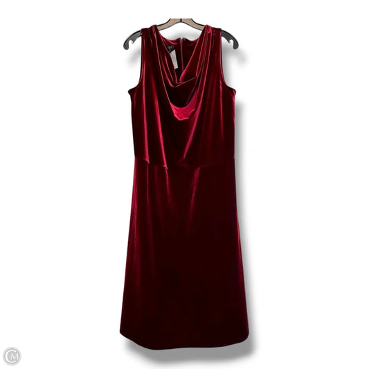 Dress Party Long By Talbots In Red, Size: 1x