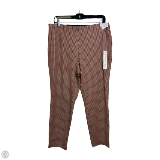 Pants Leggings By A New Day In Brown & Red, Size: 12