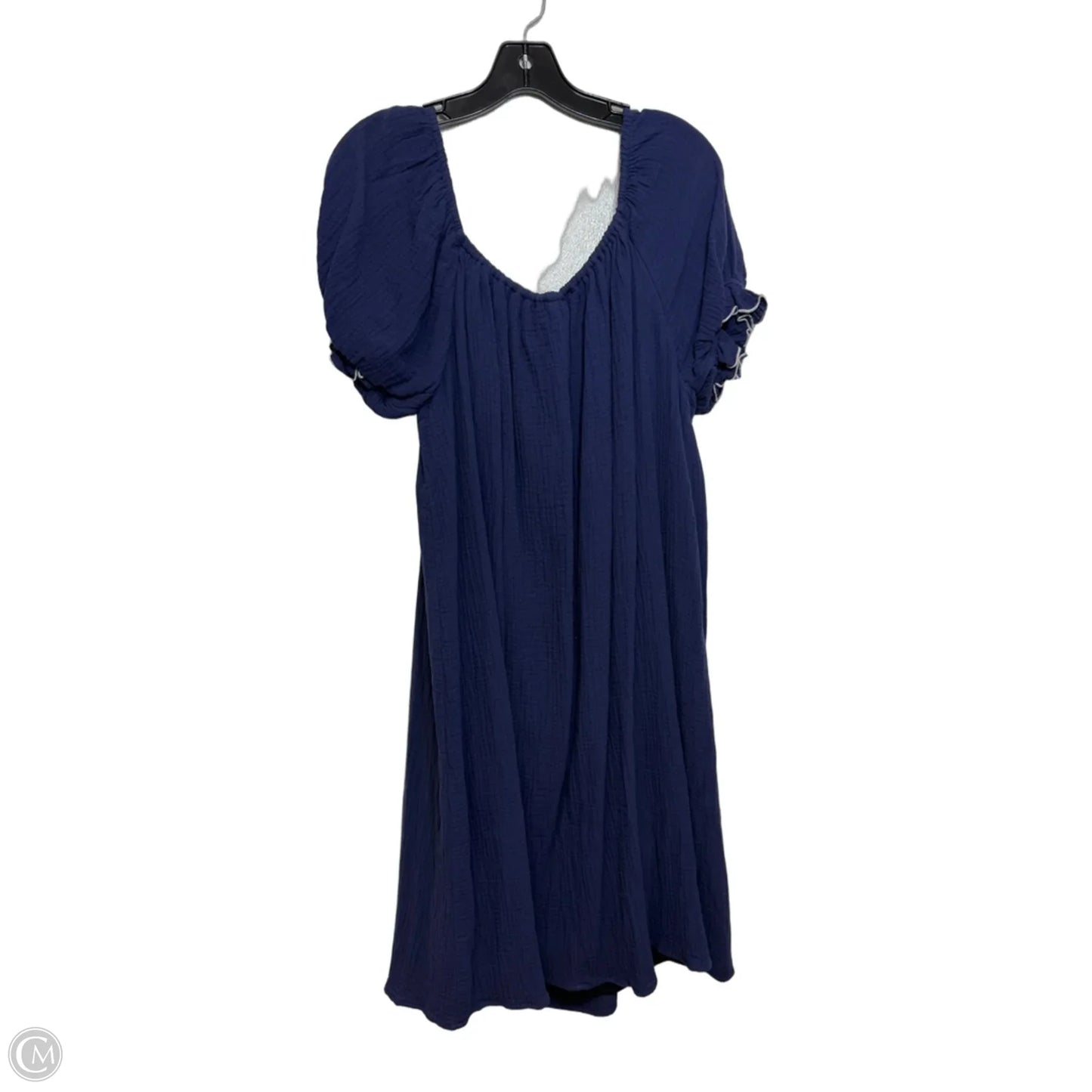 Dress Casual Midi By Gilli In Blue, Size: 2x