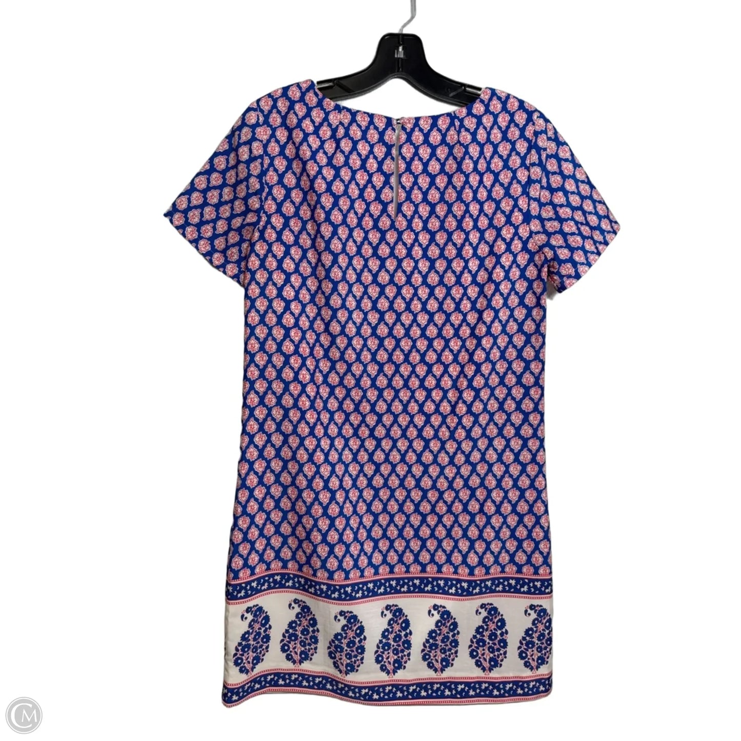 Dress Casual Midi By J. Crew In Blue & White, Size: 0
