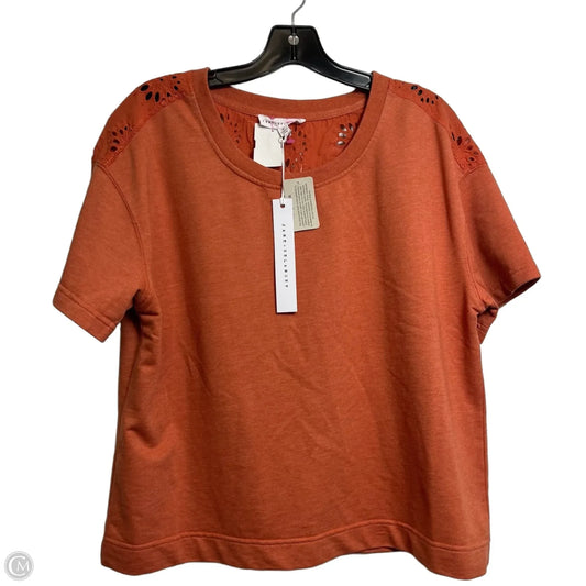 Top Short Sleeve By Jane And Delancey In Orange, Size: M