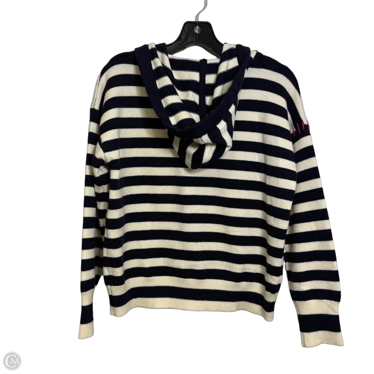 Sweater By AQUA X Kerri Rosenthal In Blue & Cream, Size: Xs