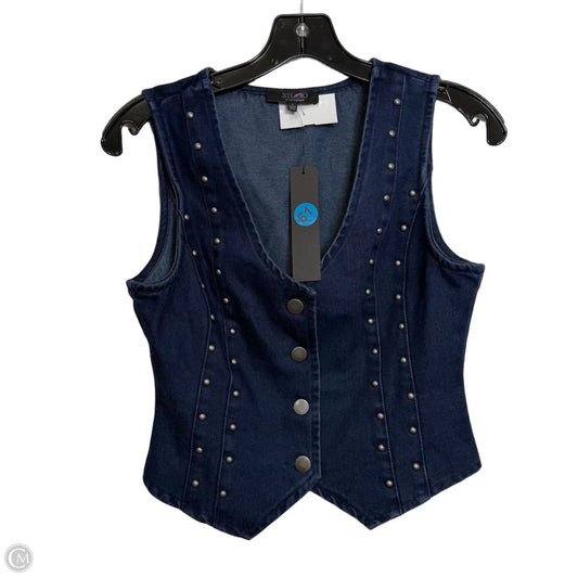 Vest Other By Studio In Blue Denim, Size: S