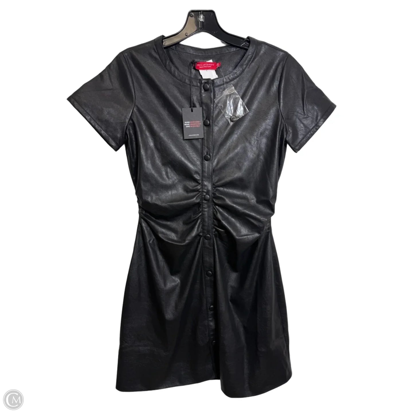 Dress Casual Midi By Clothes Mentor In Black, Size: S