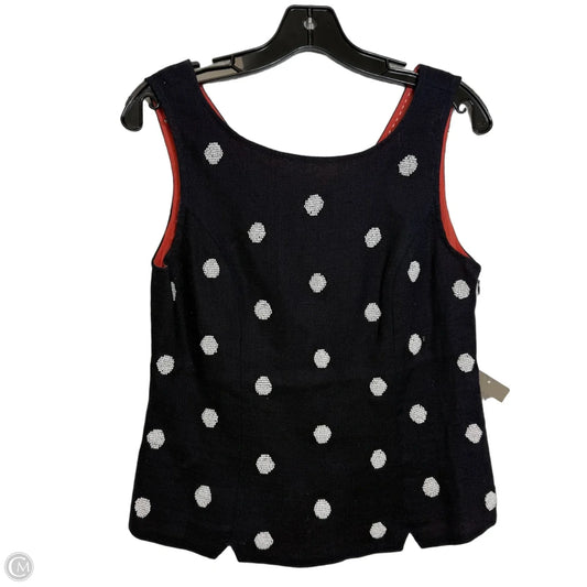 Top Sleeveless By Odille In Navy, Size: 8