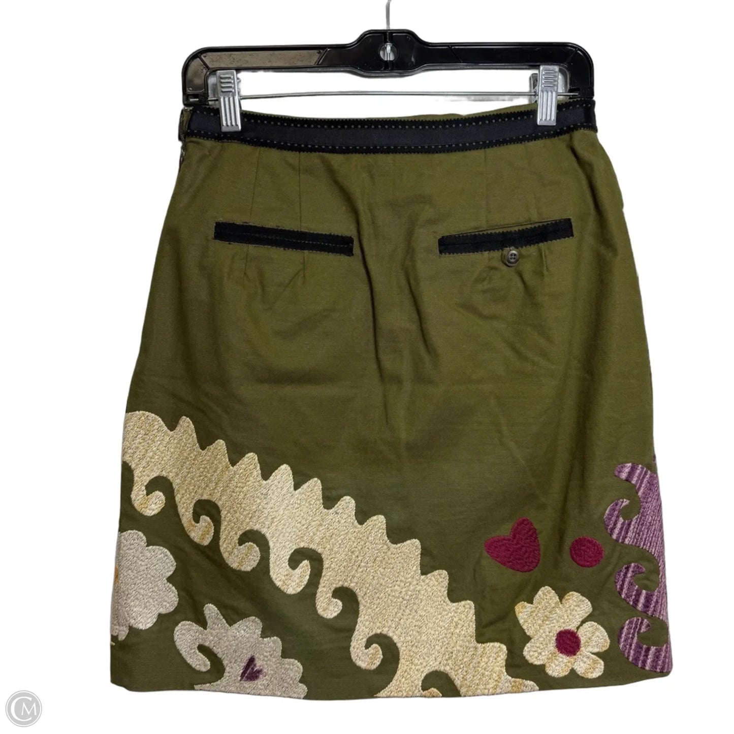 Skirt Mini & Short By Anthropologie In Green, Size: 4