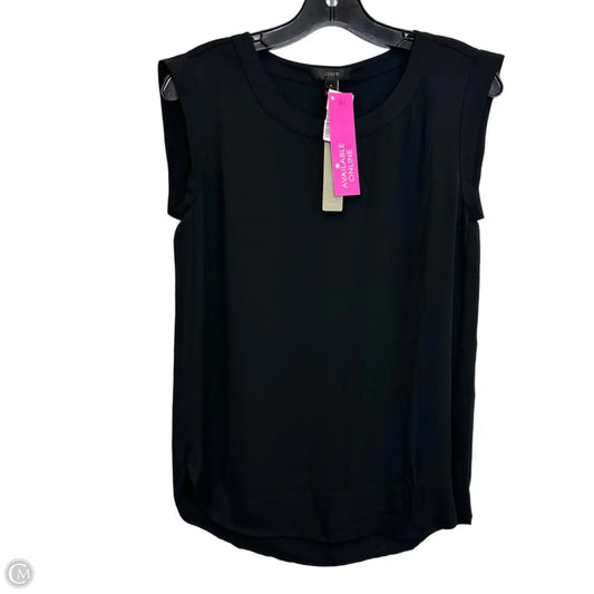 Top Sleeveless By J. Crew In Black, Size: 0