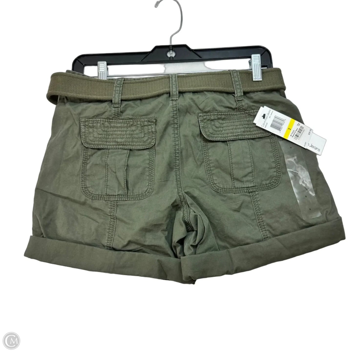 Shorts By Calvin Klein In Green, Size: 2