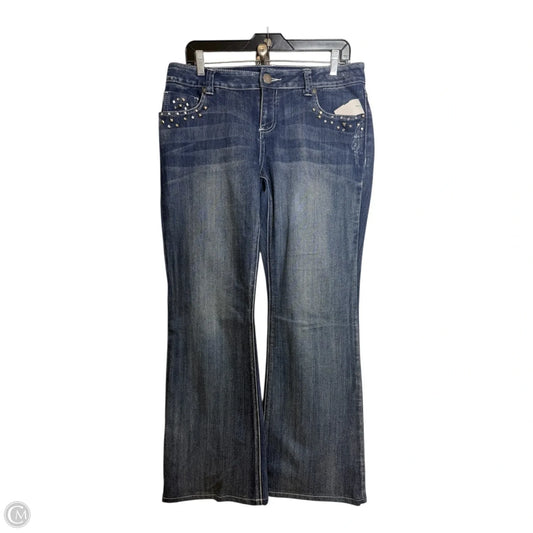 Jeans Boot Cut By Inc In Blue, Size: 10