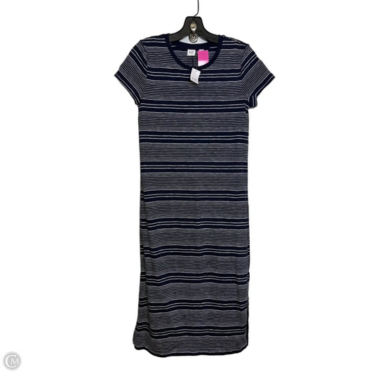 Dress Casual Midi By Gap In Striped Pattern, Size: Xs