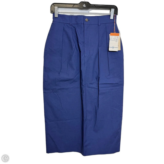 Skirt Midi By Ralph Lauren In Navy, Size: 6