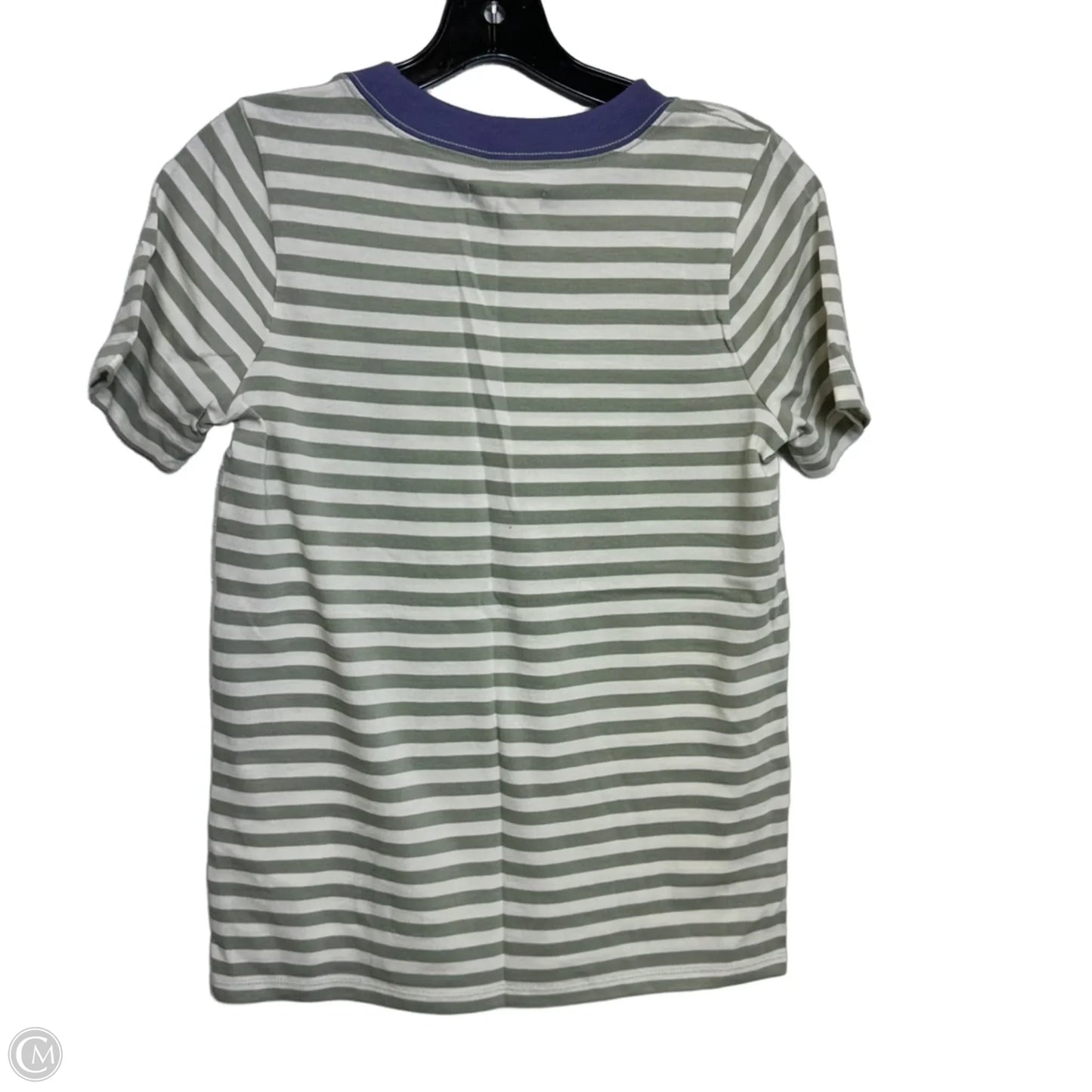Top Short Sleeve Basic By Madewell In Striped Pattern, Size: Xs