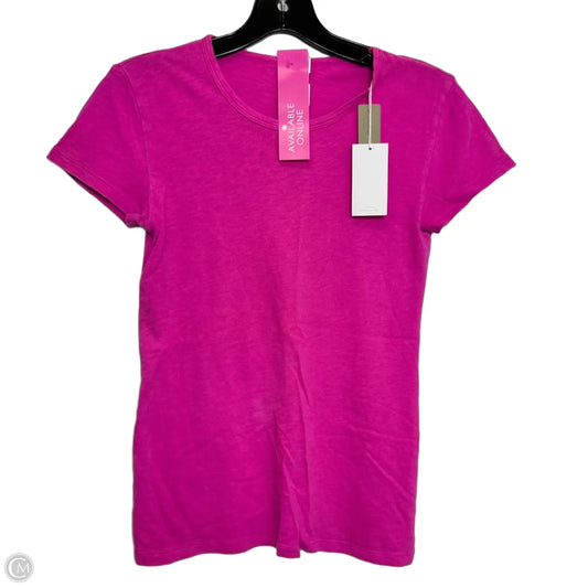 Top Short Sleeve Basic By J. Crew In Pink, Size: Xs