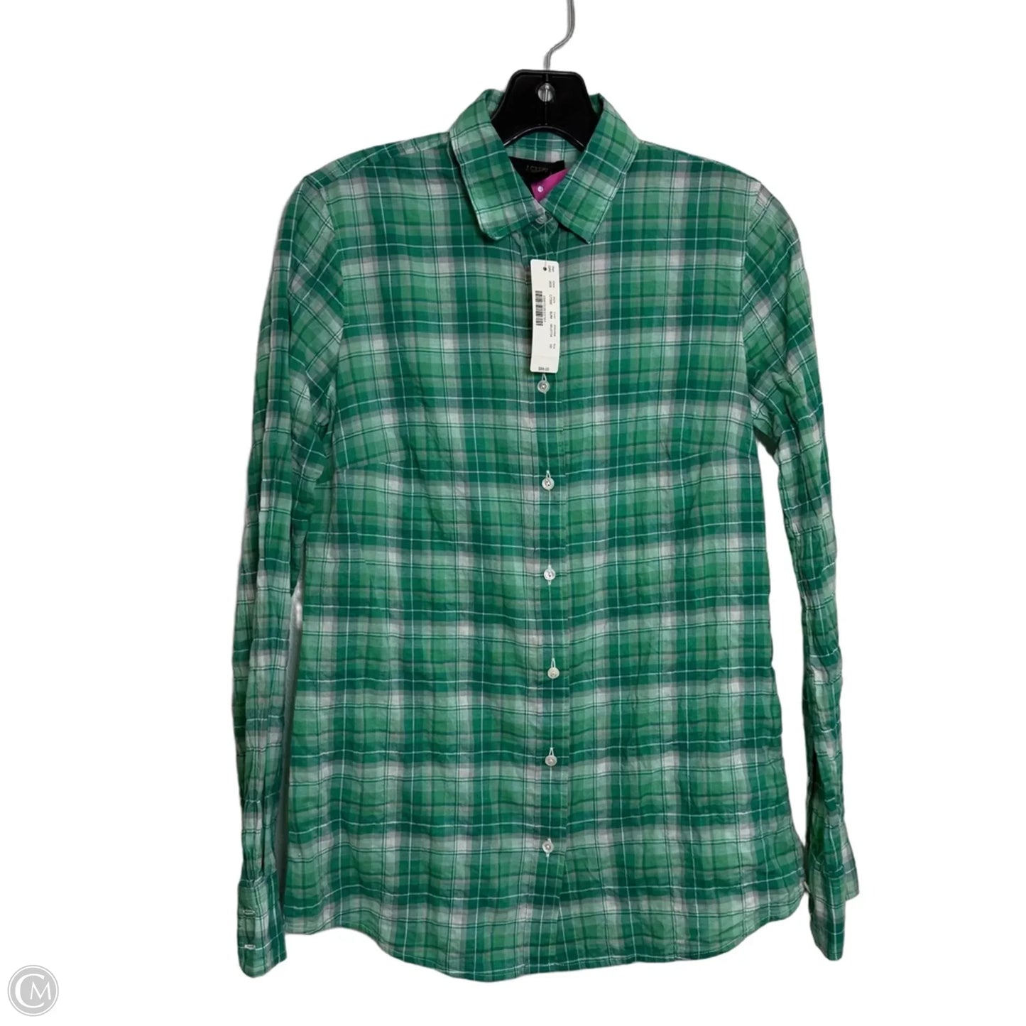 Top Long Sleeve By J. Crew In Green, Size: Xs