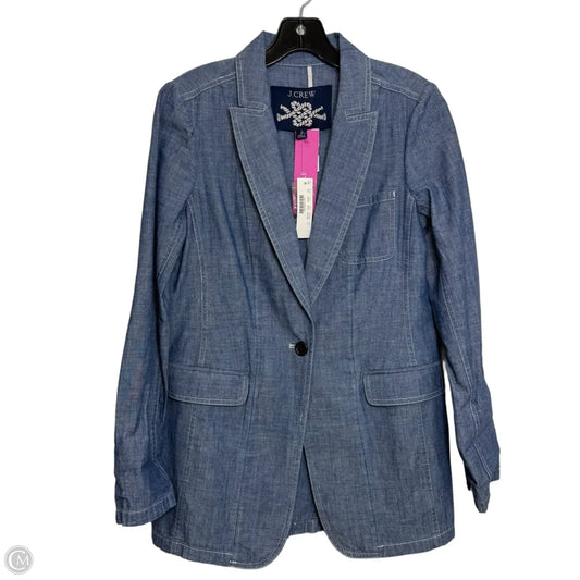 Blazer By J. Crew In Blue Denim, Size: S