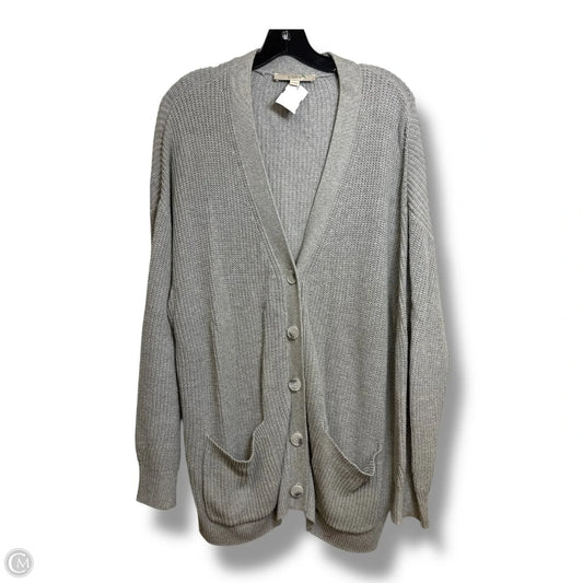 Cardigan By Loft In Grey, Size: Xxl