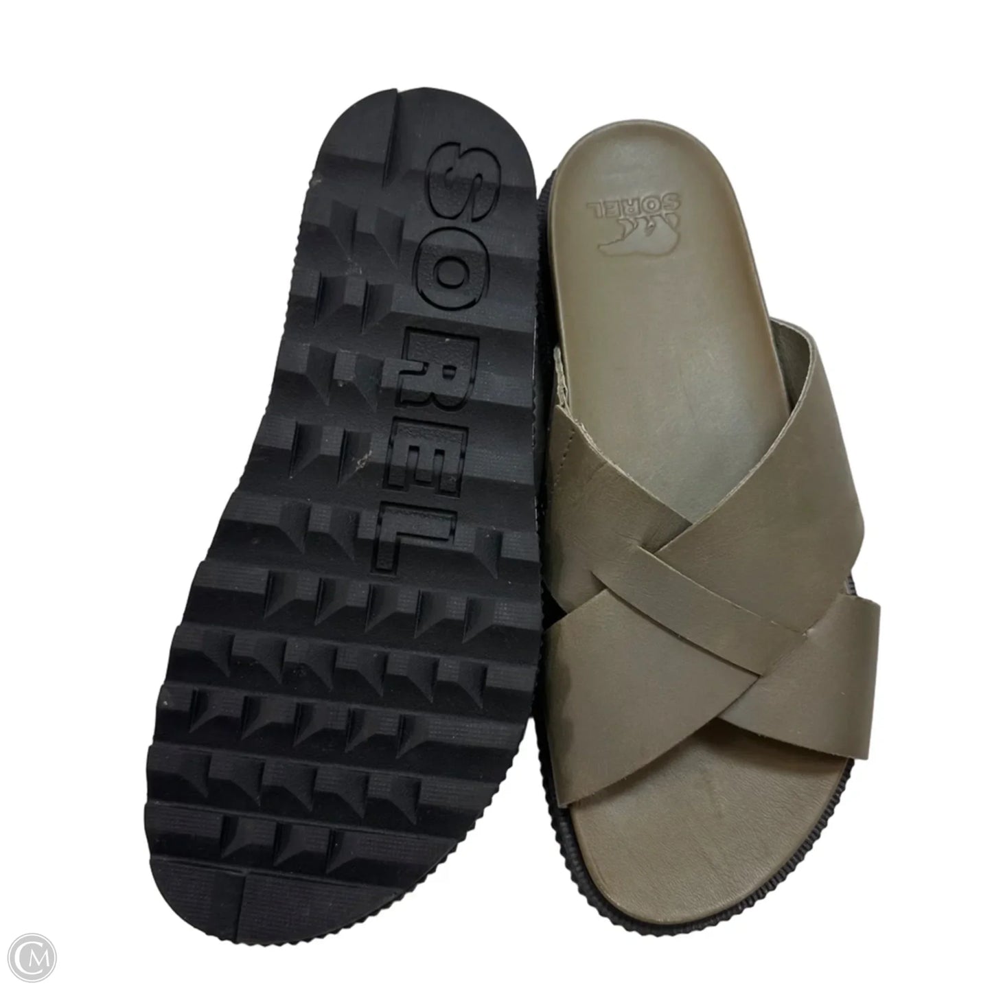 Sandals Flats By Sorel In Green, Size: 8