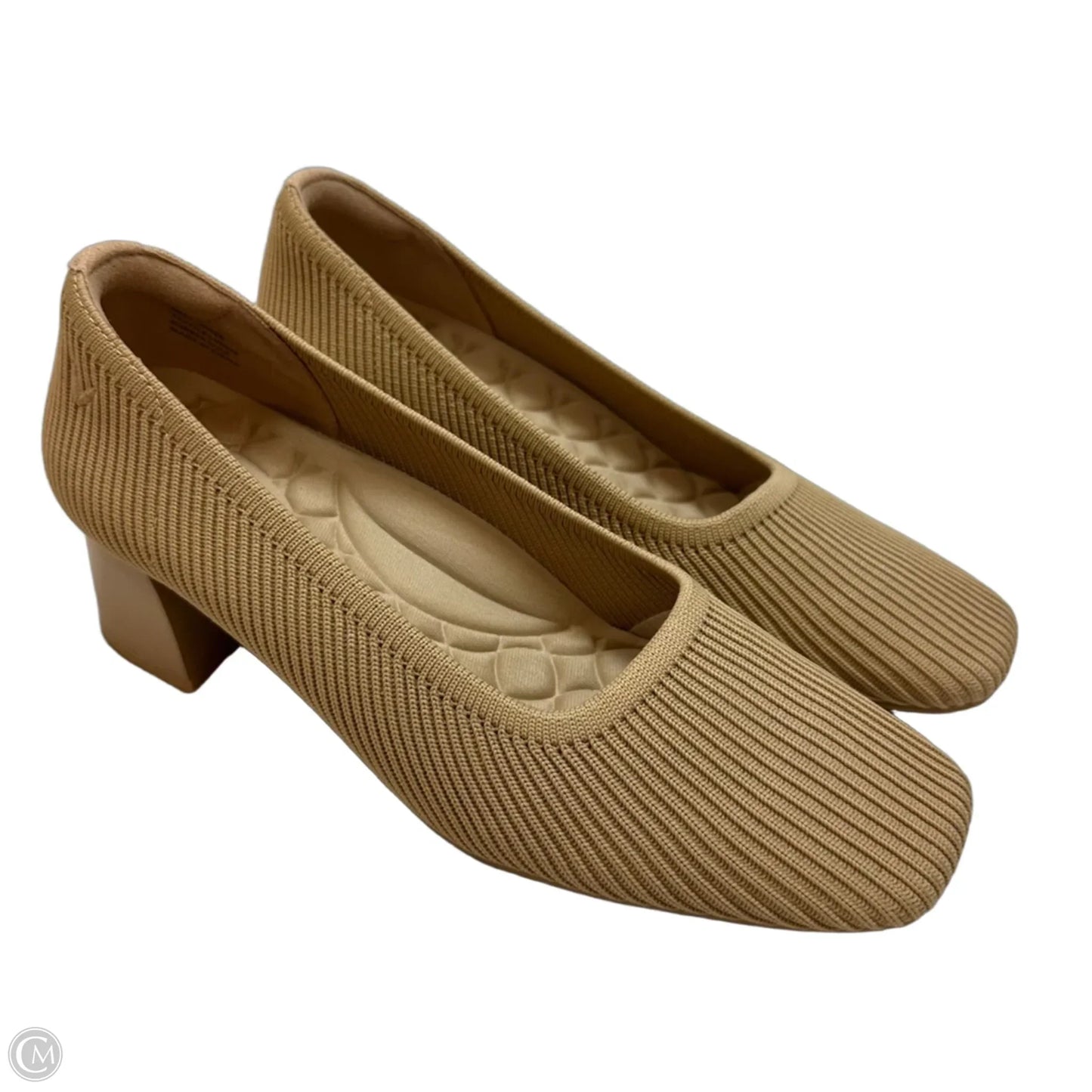 Shoes Heels Block By Vivaia In Tan, Size: 7.5