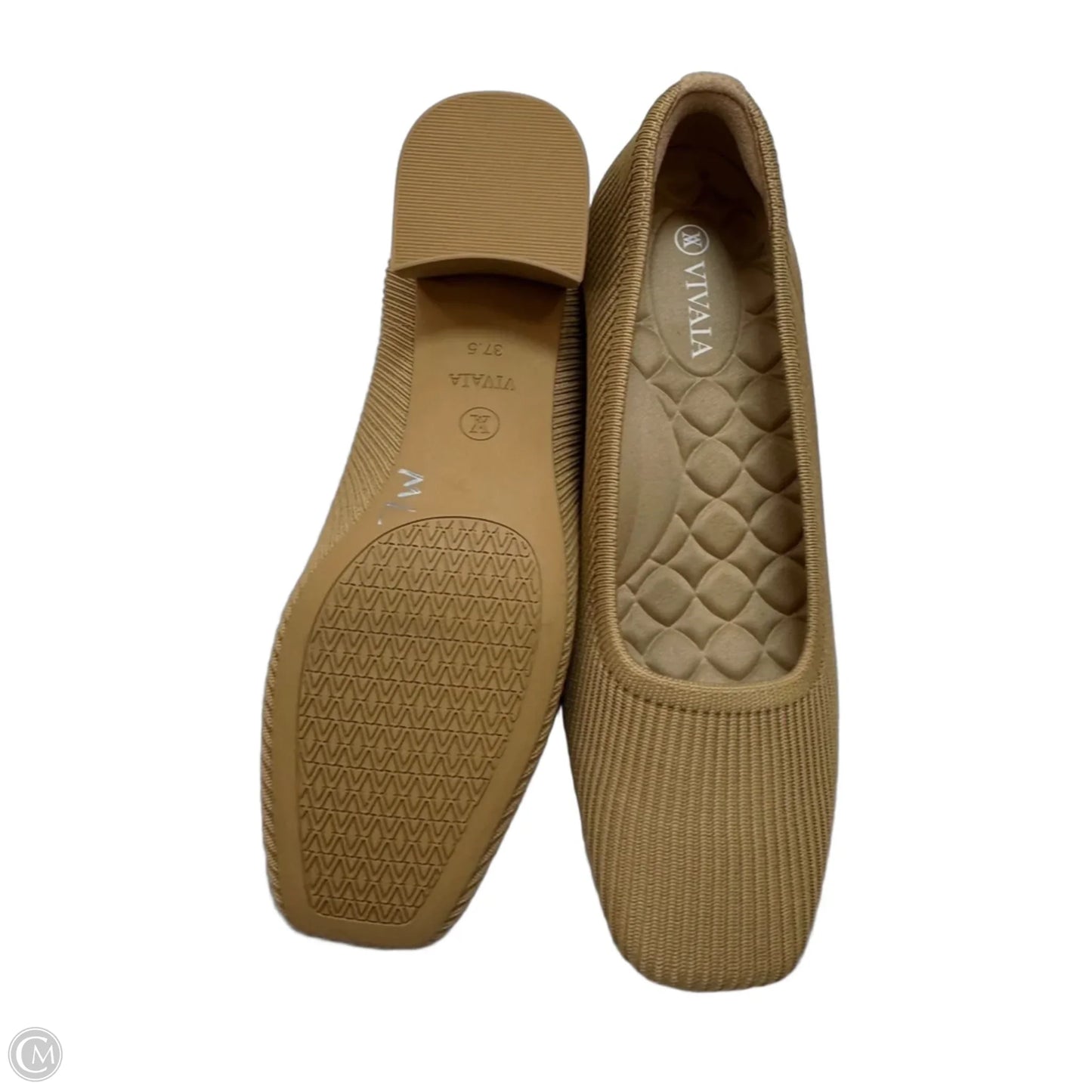 Shoes Heels Block By Vivaia In Tan, Size: 7.5