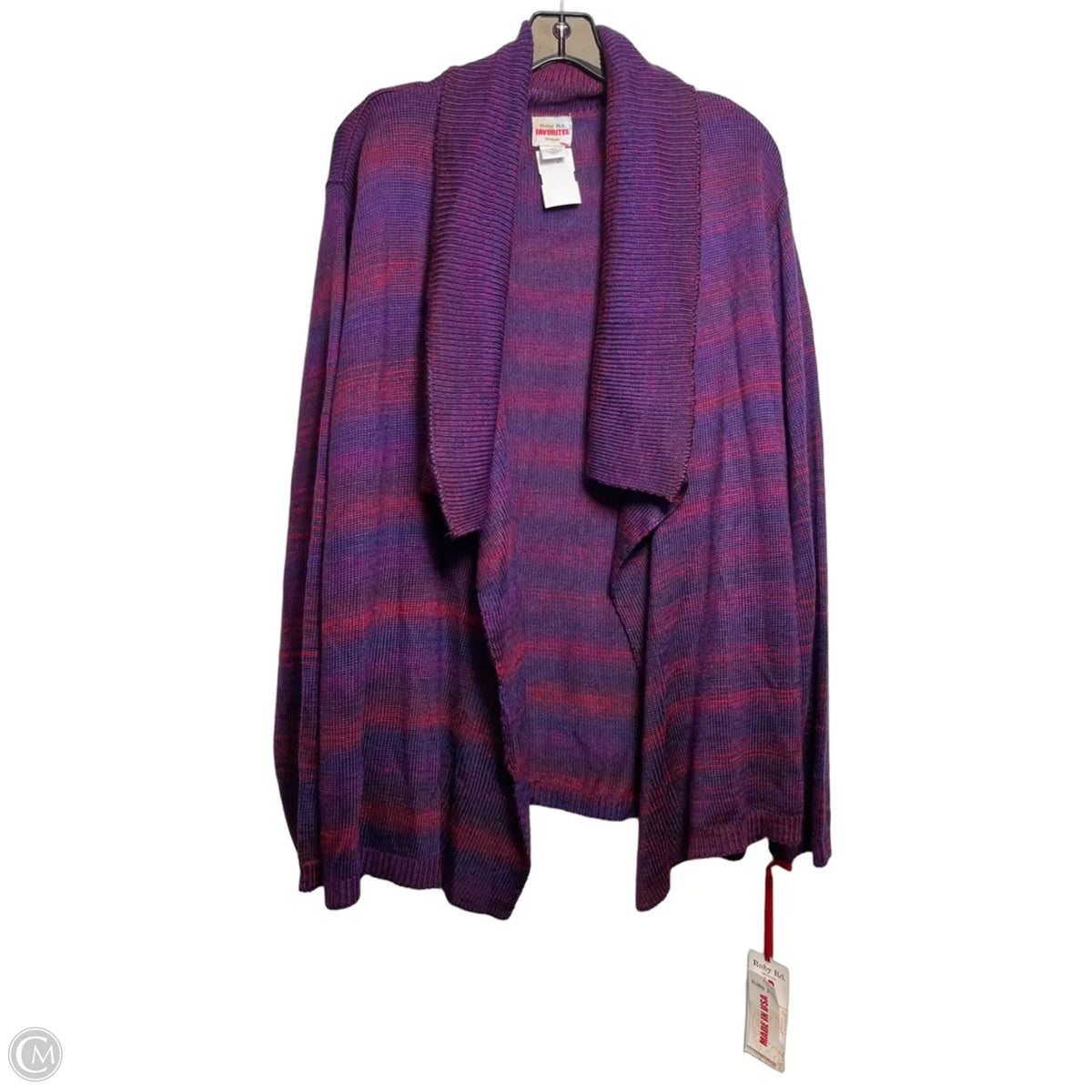 Cardigan By Ruby Rd In Purple, Size: 3x