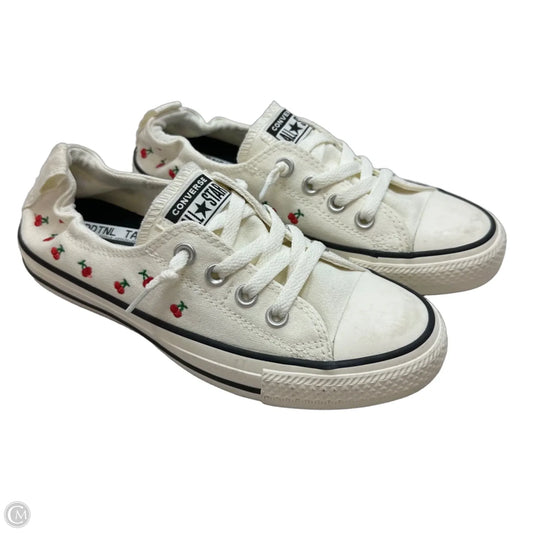 Low top Shoes Athletic By Converse In White, Size: 7