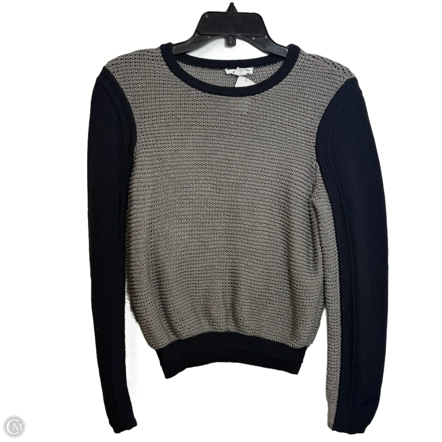 Sweater By Helmut Lang In Navy & Gray, Size: S
