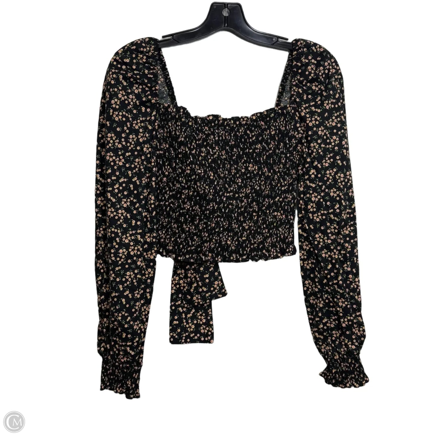 Top Long Sleeve By Avantlook In Floral Print, Size: M