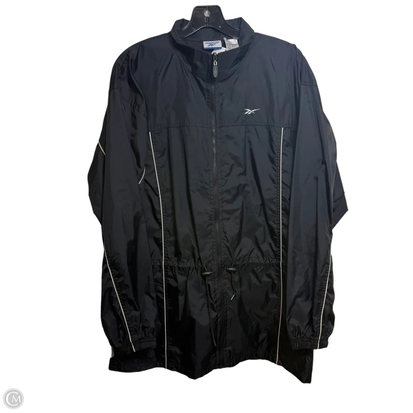 Coat Raincoat By Reebok In Black, Size: L