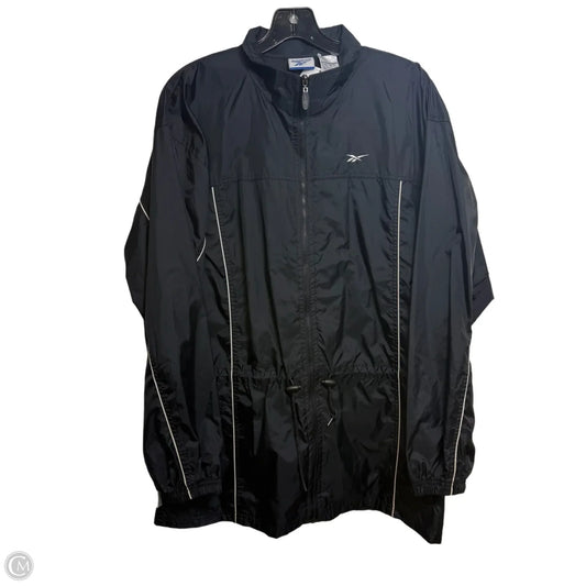 Coat Raincoat By Reebok In Black, Size: L