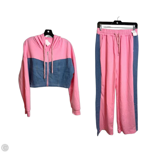 Pants Set 2pc By Cmf In Pink, Size: L