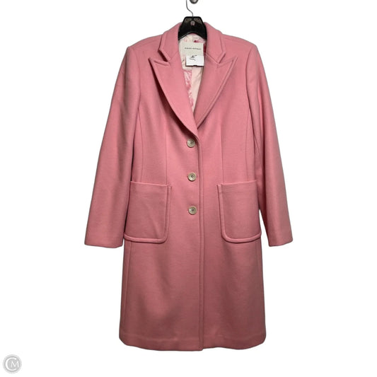Coat Wool By Banana Republic In Pink, Size: M