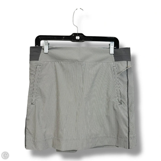 Athletic Skort By Athletica In Striped Pattern, Size: 12