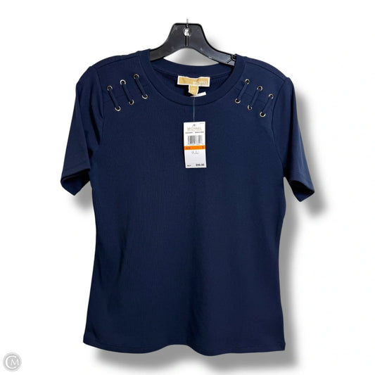 Top Short Sleeve Designer By Michael Kors In Blue, Size: Sp