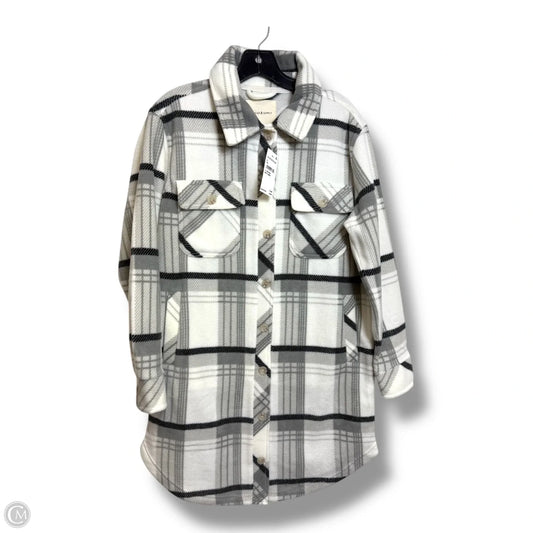 Jacket Fleece By Thread And Supply In Black & Cream, Size: Xs