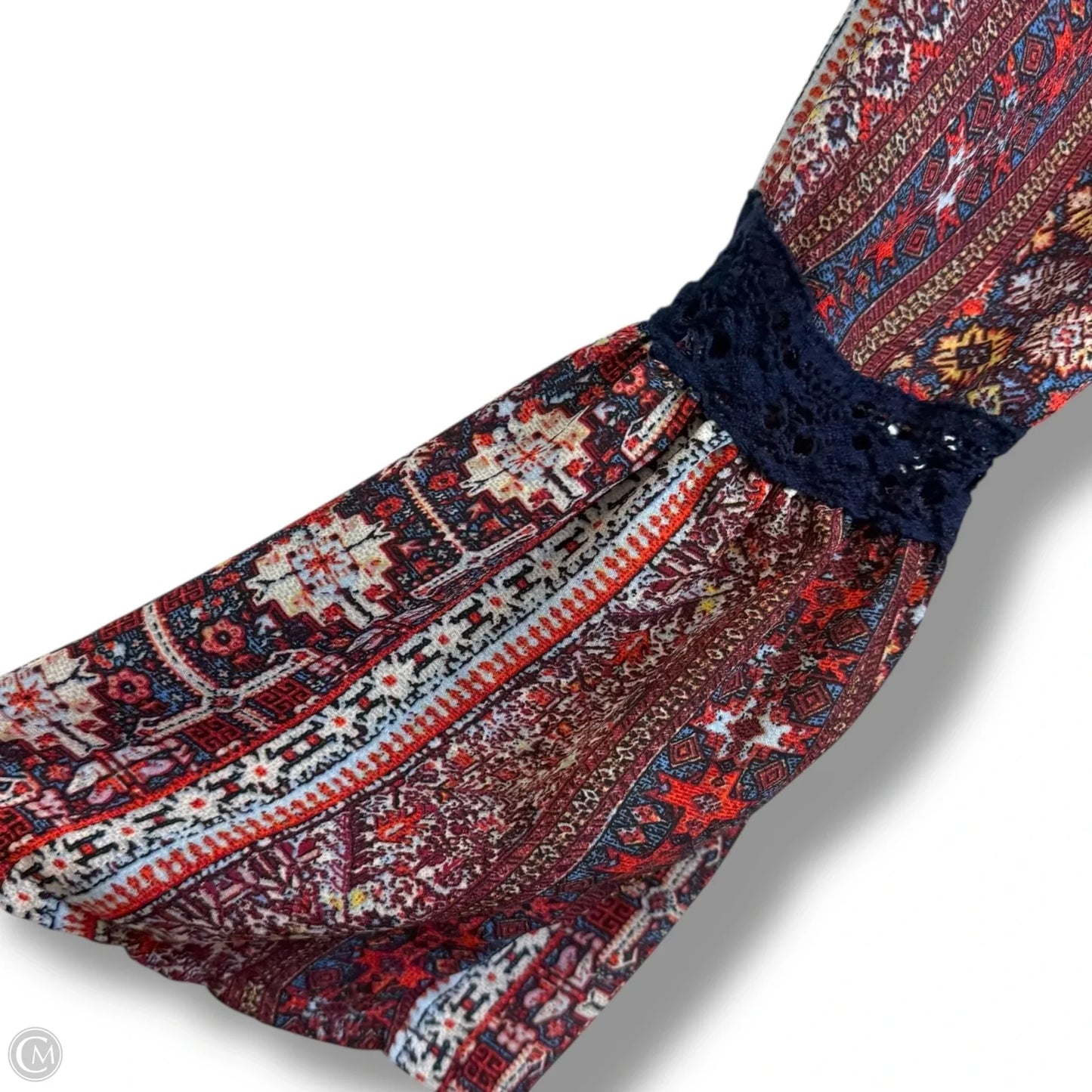 Top 3/4 Sleeve By New Directions In Multi-colored, Size: L