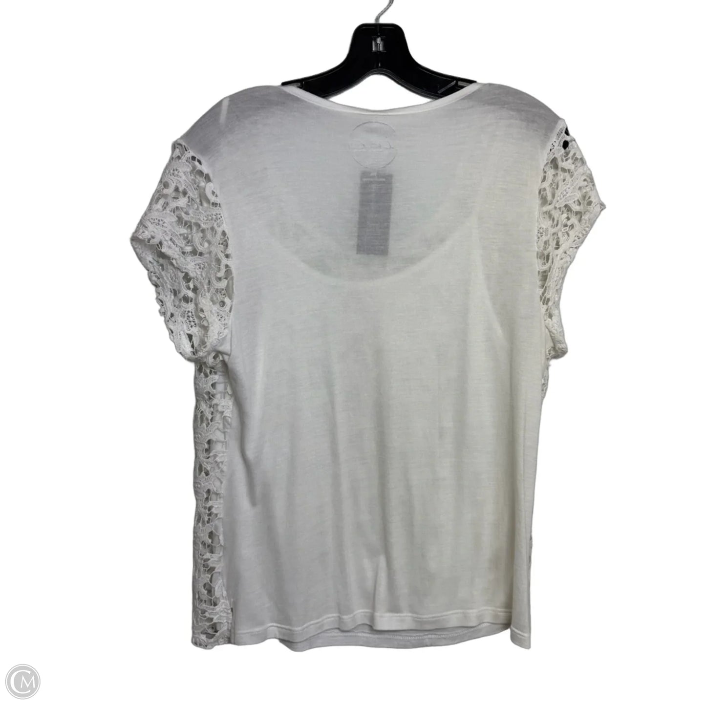 Top Sleeveless By Inc In White, Size: L