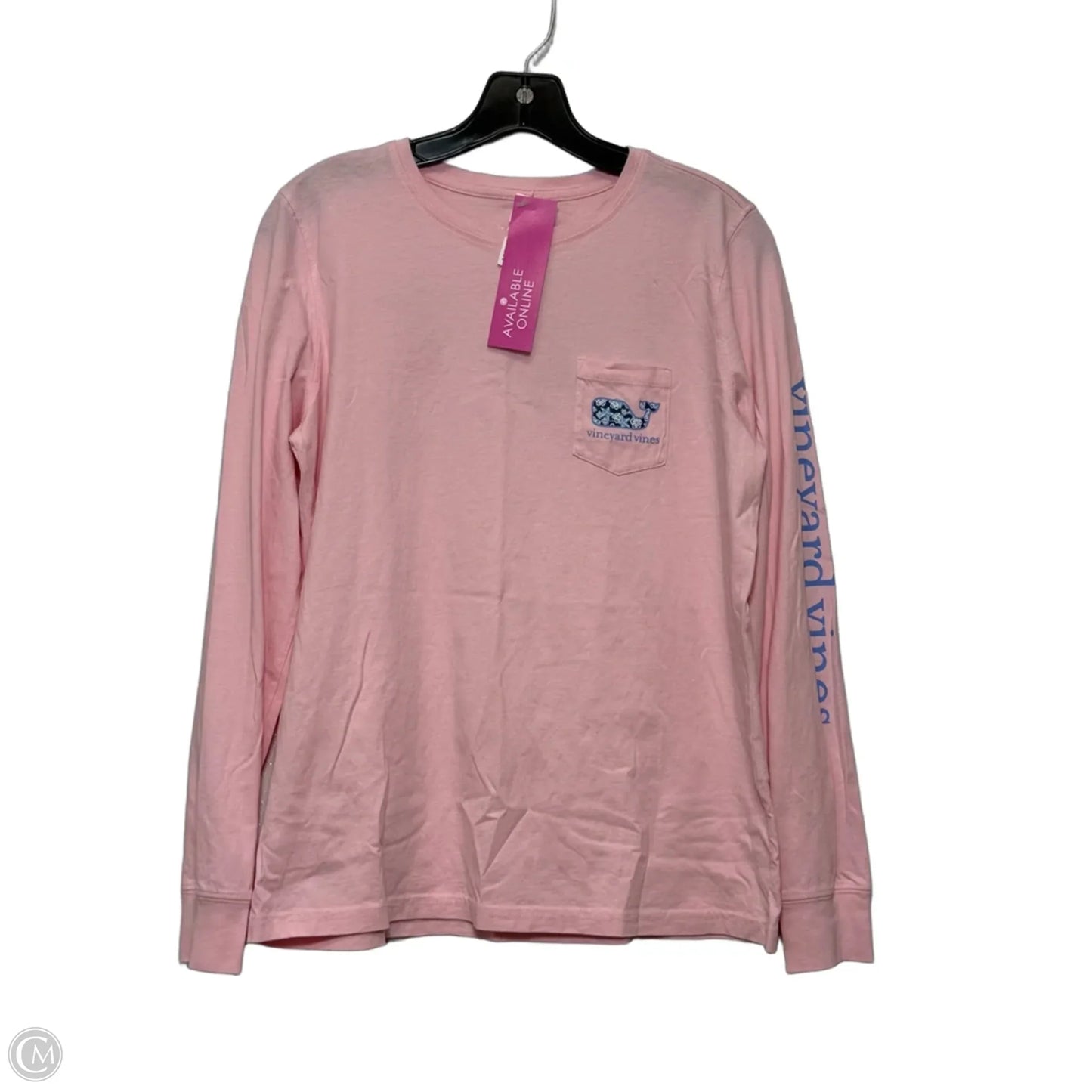 Top Long Sleeve By Vineyard Vines In Pink, Size: S
