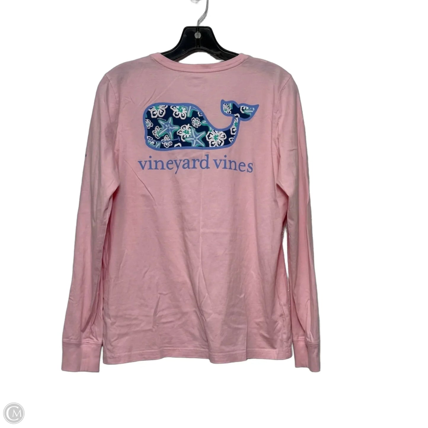 Top Long Sleeve By Vineyard Vines In Pink, Size: S
