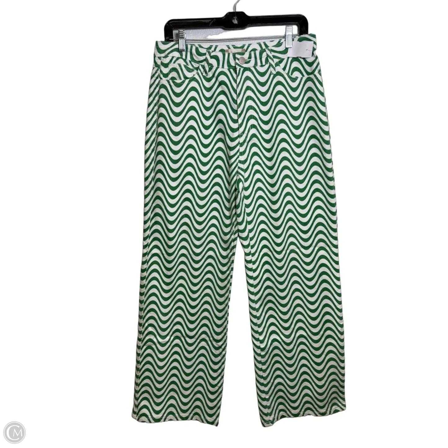 Jeans Wide Leg By Altard State In Green, Size: L