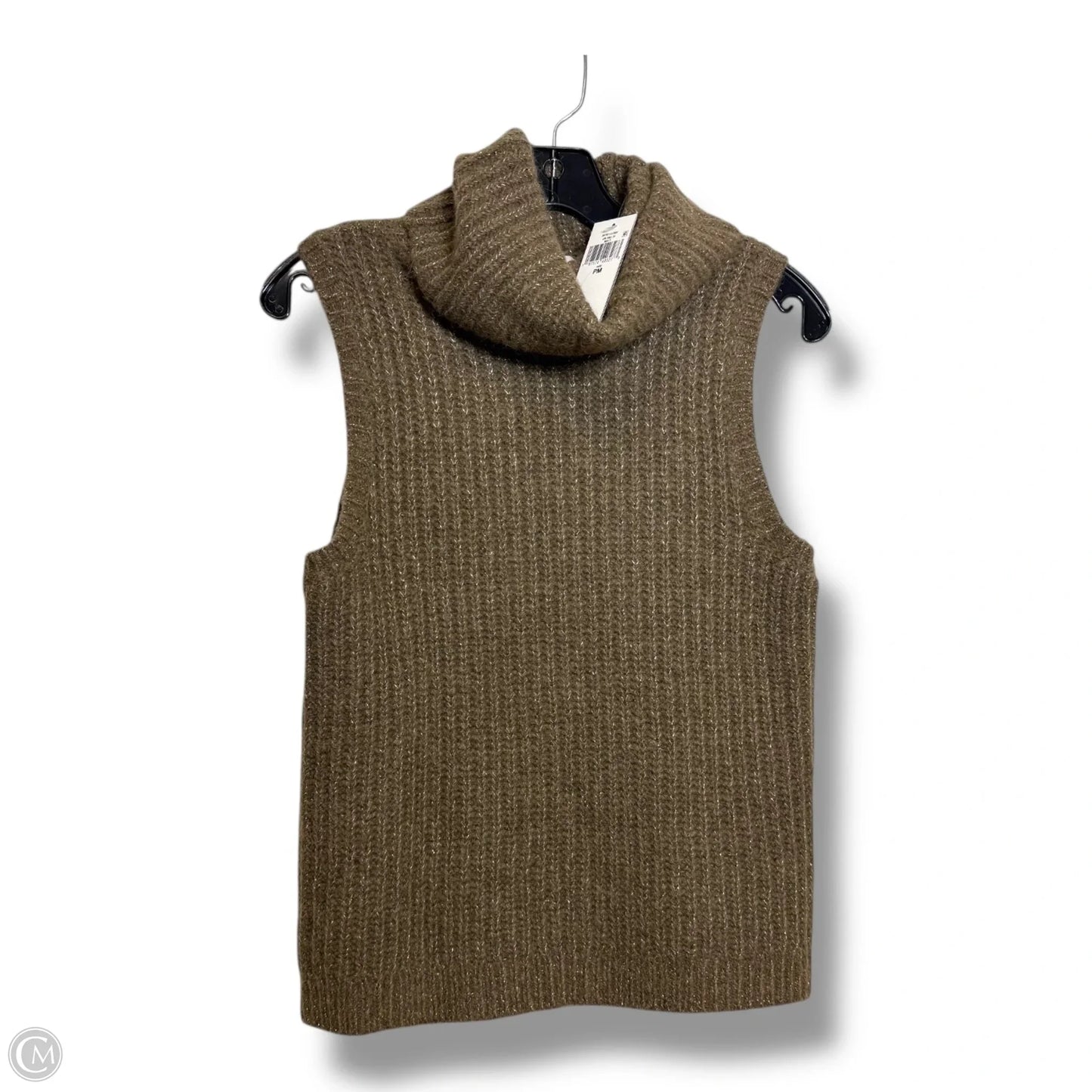 Sweater Sleeveless By Ralph Lauren In Gold, Size: Mp